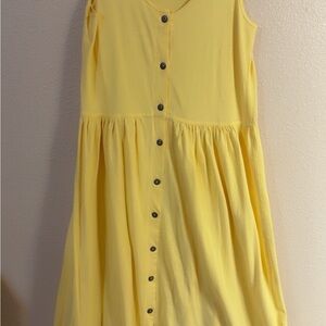 Yellow Button-Down dress
